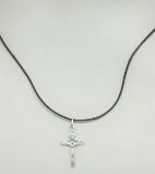 2 Sterling Silver Religious Cross Pendant