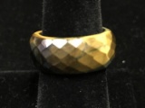 Tigers Eye Infinity Style Ring