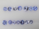 Genuine Tanzanite App. 2cts, 2.5-4.5mm December Birthstone Gemstones