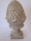 Plaster Pineapple Finial Antiqued Patina