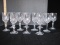 11 Crystal Stem Wine Glasses