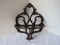 Mahogany Victorian Era Style Accent Shelf w/ Classic Pierced Design