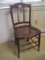 Pine Spindle Back Chair w/ Cane Seat