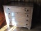 Pine Bachelor Chest w/ Dovetails Drawers & Wooden Pulls