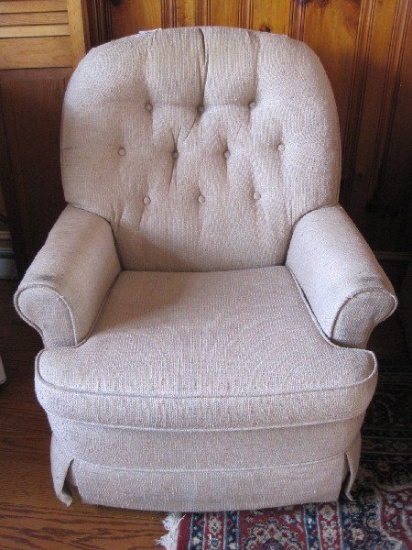 Action Industries Rocker/Recliner w/ Tufted Back
