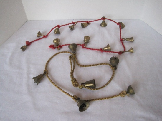 2 Braided Ropes w/ Brass Bells