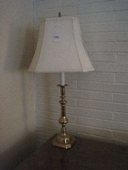 Brass Candlestick Lamp