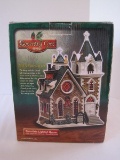 Porcelain Coventry Cove Valley View Church Lighted Village Building