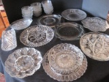 Lot - Pressed Glass/Crystal Bowls