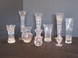 9 Crystal Bud Vase Various Styles