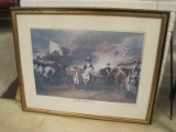 General Cornwallis Surrenders To Washington at Yorktown, V.A. Print
