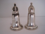 Pair - Empire Sterling Weighted Base Salt/Pepper Shakers