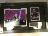 Autographed Picture Pitbull in Black Frame/Matt w/ Pinpoint CoA