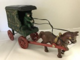 Worldwide Wholesale Imports Inc. Metal Horse And Carriage Figurine