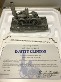 DeWitt Clinton Pewter Replica by The Danbury Mint w/ CoA & Original Box