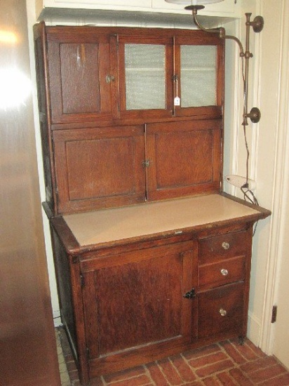 Antique Hoosier Kitchen Cabinet