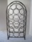 Wrought Iron 17 Bottle Arched Wine Rack (27