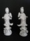 Pair Chinese Porcelain Blanc de Chine Guanyin Figurines