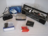 Electronic Lot - G.E. Dual Cassette AM/FM Portable Radio, Compact Cassette Recorder,