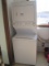 White Frigidaire Stacked Laundry Gallery Series Commercial Heavy Duty