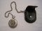 Franklin Mint Collector Watches Harley-Davidson Emblem Pocket Watch w/ Fob Chain