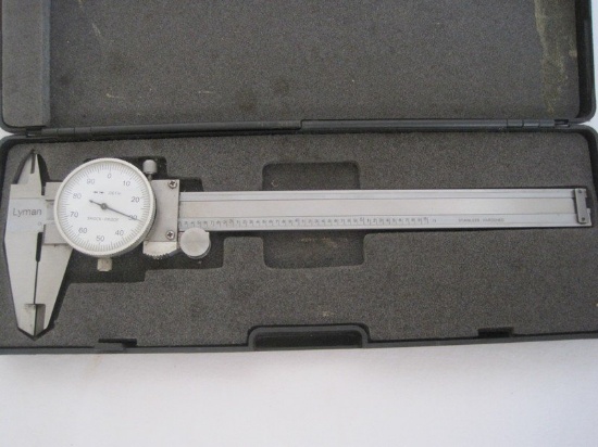 Lyman Dail Caliper 6" Stainless In Case