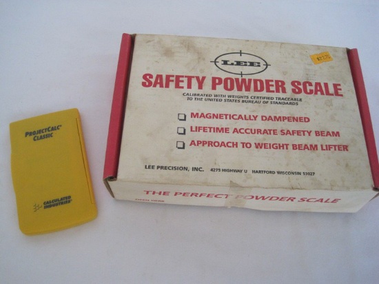 Lee Safety Powder Scale & Project Calc Classic