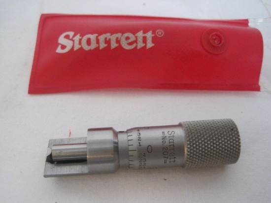 Starrett Can Seam Micrometer No. 207