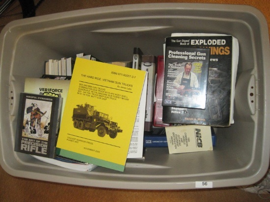 Lot Misc Books Guns, Catalogs, Vietnam Gun Trucks, Home Improvements,
