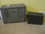 Lot- 820 Crtg. 5.56 MM Ball M193 Ammo Box& WWII Era 20 MM Ammo Box