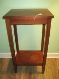 Dorel Industries Inc. Pine Occasional Table w/ Base Shelf