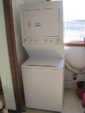 White Frigidaire Stacked Laundry Gallery Series Commercial Heavy Duty