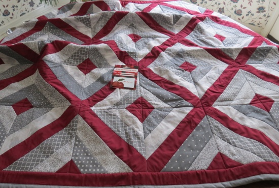 LESS THAN 50 SHADES OF GRAY… Handmade Quilt