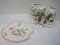 Lot - Elite Limoges Hand Painted Nasturtium Flower & Gilded Trim 11