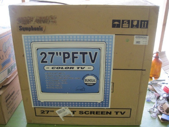 Symphonic 27" Flatscreen TV w/ Remote NIB