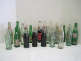 23 Drink Bottles, Tab, Bubble Up, Suncrest, 7 Up, Canada Dry, Nehi, Dr. Pepper