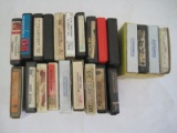 Lot - 8 Track Tape Cartridges War & Malo, Sounds of Christmas, Jimmy 