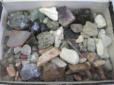 Collector's Box Geodes, Polished Stones, Etc.