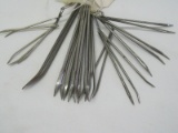 Lot - Burlap Sack Sewing Needles