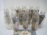 14 Vintage Evenflo Glass Baby Bottles 8oz.