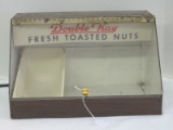 Vintage Double Kay Fresh Toasted Nuts Advertising Display Counter Top Cabinet