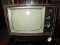 G.E. Vintage Performance Television, Manufactured June 1982, Wood Veneer