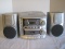 Electro Brand 3 Disc Changer, AM/FM Radio, Cassette Player w/ Remote & 2 Speakers