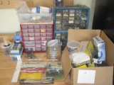 Lot - Misc. Nuts, Bolts, Hardware, Cable Ties