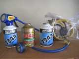 Lot - 2 Cans R-134a, 2 Dispensers, Etc.