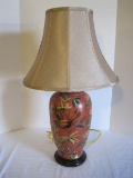 Raymond Waites Studio Semi-Porcelain Vase Style Table Lamp