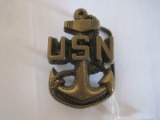 Baron Buckles © 1978 Solid Brass U.S. Navy Belt Buckle