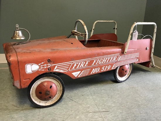 firefighter pedal car