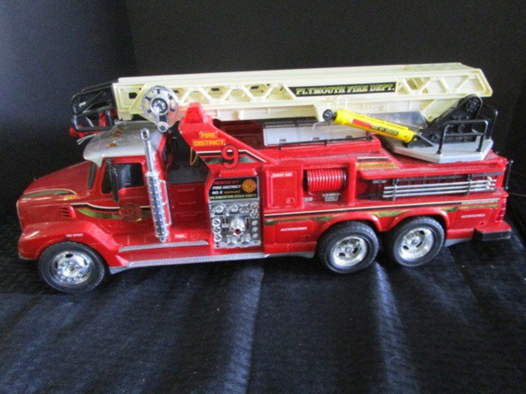 new bright fire truck