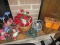 Lot - 5 Wicker Baskets, 2 w/ Faux Flowers